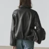 Oversize Nappa Leather Jacket