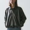 Oversize Nappa Leather Jacket