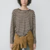 Oversize Striped Long Sleeve T-Shirt