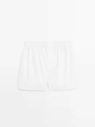 Plain 100% Cotton Boxers