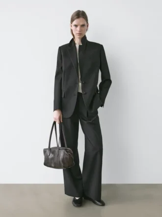 Pleated Extra Fine Wool Trousers