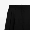Pleated Extra Fine Wool Trousers