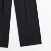 Pleated Extra Fine Wool Trousers