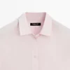 Poplin and Cotton Blend Shirt