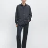 Regular Fit Linen Blend Shirt