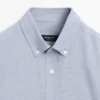 Regular-Fit Melange Cotton Shirt