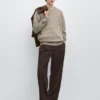 Relaxed Fit Cool Wool Blend Pants