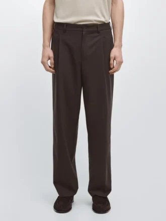 Relaxed Fit Cool Wool Blend Pants