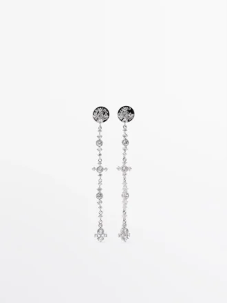 Rhinestone Dangle Earrings