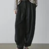 Sarouel Trousers in Flowing Fabric