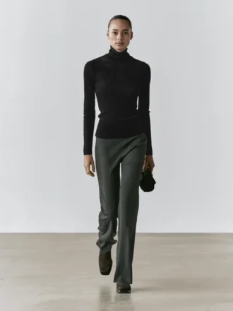 Semi-Sheer Long Sleeve T-Shirt