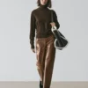 Shiny Nappa Leather Trousers