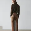 Shiny Nappa Leather Trousers