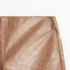 Shiny Nappa Leather Trousers
