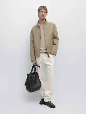 Short Jacket with Pocket Details