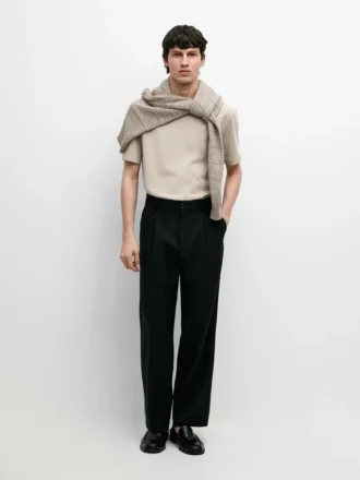 Short Sleeve Cotton Blend T-Shirt