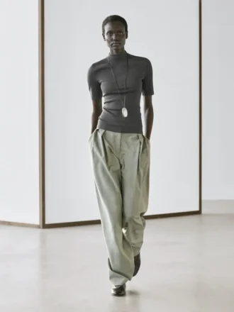 Short Sleeve Cotton Blend T-Shirt