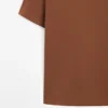 Short Sleeve Cotton Blend T-Shirt