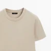 Short Sleeve Cotton Blend T-Shirt