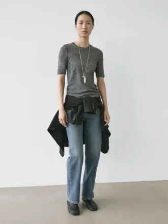 Short Sleeve Striped Shirt