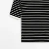 Short Sleeve T-Shirt with Contrast Stripes