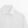 Slim Fit 100% Cotton Poplin Shirt
