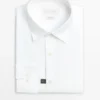 Slim Fit 100% Cotton Poplin Shirt