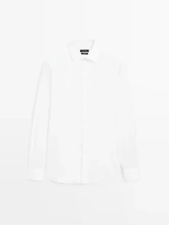 Slim Fit 100% Cotton Shirt