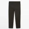 Slim Fit Cotton Trousers