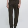 Slim Fit Cotton Trousers