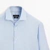 Slim Fit Micro-Striped Shirt