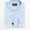 Slim Fit Striped Twill Shirt