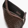 Small Braided Leather Shoulder Bag