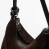 Small Split Suede Leather Bag