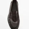 Soft Oiled Leather Penny Loafers