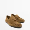 Soft Split Leather Loafers