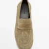 Soft Split Leather Loafers