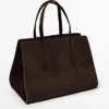 Split Leather Maxi Md Icon Tote Bag