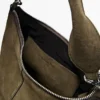 Split Suede Leather Bucket Bag