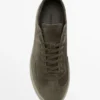 Split Suede Leather Trainers