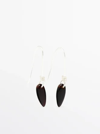 Stone Pendulum Earrings