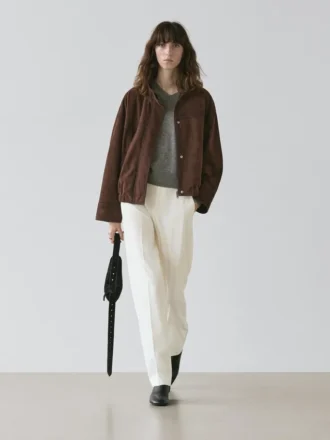 Straight-Leg Flowing Trousers