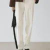 Straight-Leg Flowing Trousers