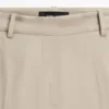 Straight-Leg Linen Blend Trousers