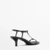 Strappy Mid-Heel Sandals