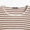 Striped 100% Cotton T-Shirt