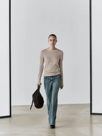 Striped 100% Cotton T-Shirt