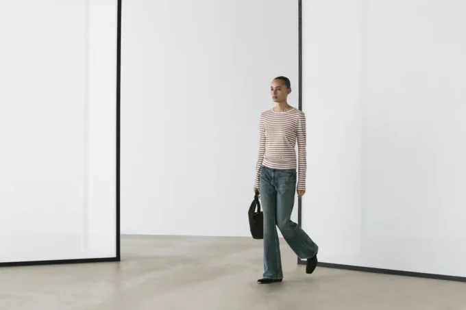 Striped 100% Cotton T-Shirt