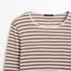 Striped 100% Cotton T-Shirt