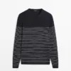 Striped Crew Neck Sweater